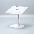 Détachable Support Ordinateur Portable Blanc Télescopique - Hauteur 30-55 cm, Inclinaison 0-55°, Alliage d’Aluminium Premium