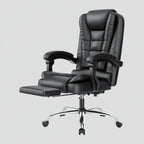 Fauteuil de Bureau Ergonomique avec Repose-Pieds - Dossier Haut Inclinable