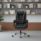 Fauteuil de Bureau Ergonomique avec Repose-Pieds - Dossier Haut Inclinable