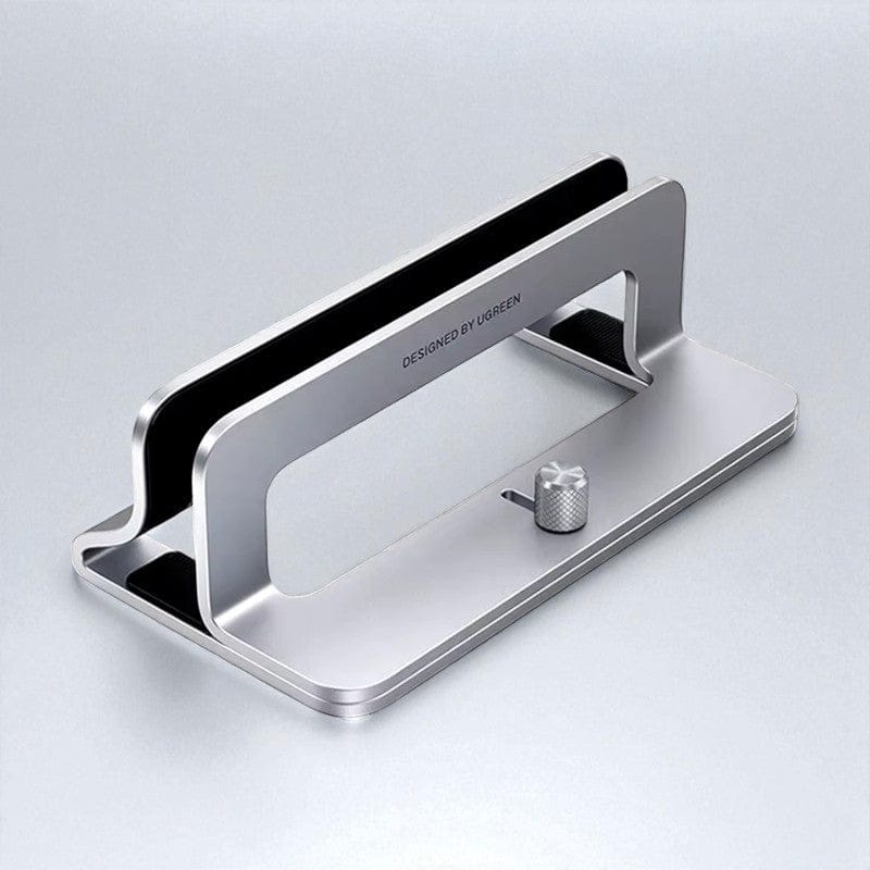 Gris - 1 emplacement Support Ordinateur Portable Vertical Ajustable 12-26mm