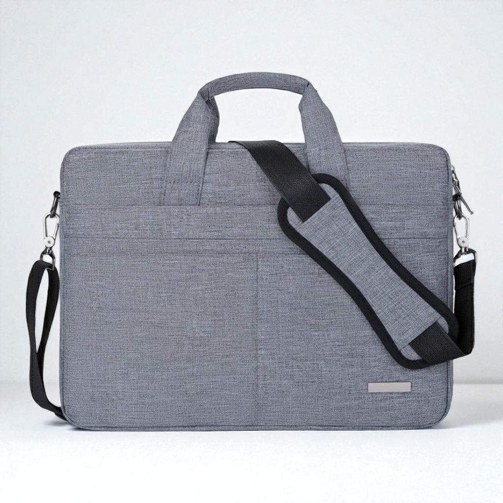 Gris / 17 pouces Sacoche Ordinateur Pour Homme Professionnelle 13 à 17 Pouces - Compatible PC & MacBook