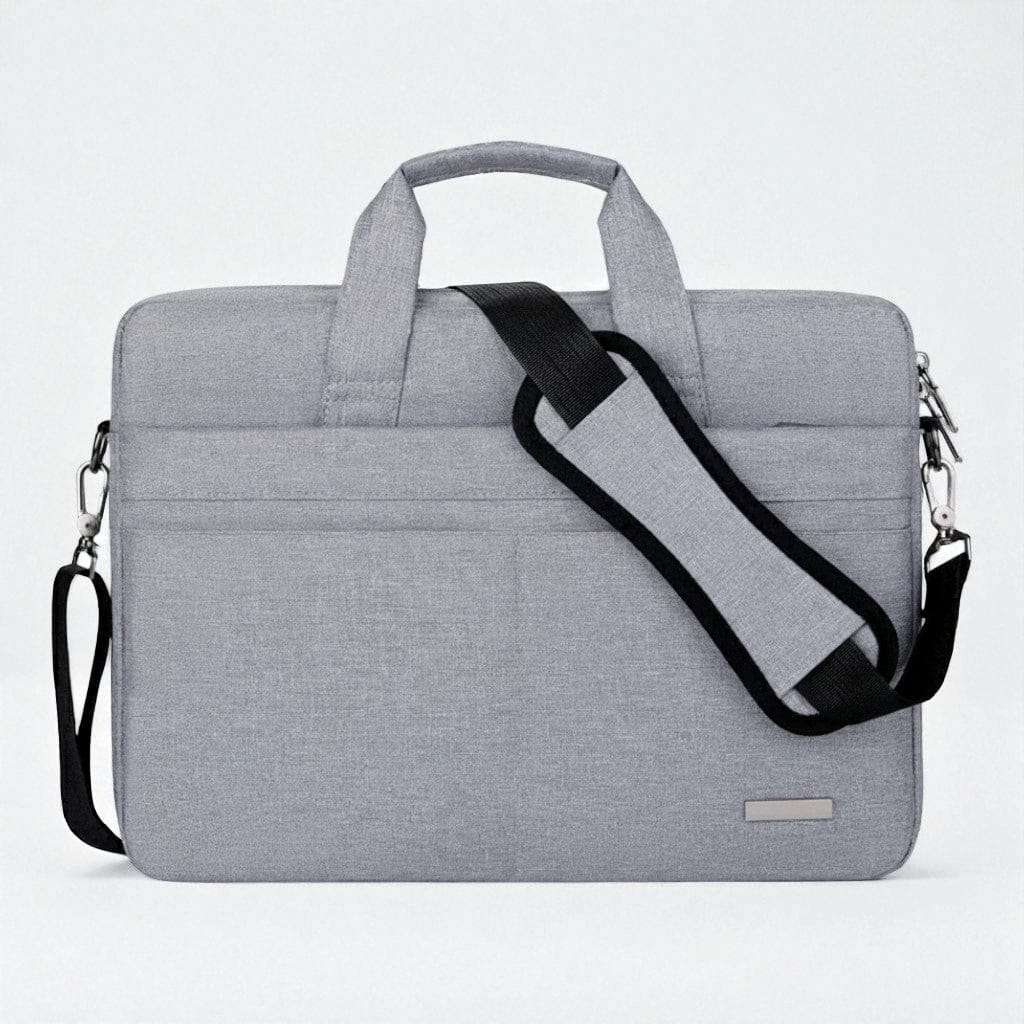 Gris clair / 17 pouces Sacoche Ordinateur Pour Homme Professionnelle 13 à 17 Pouces - Compatible PC & MacBook