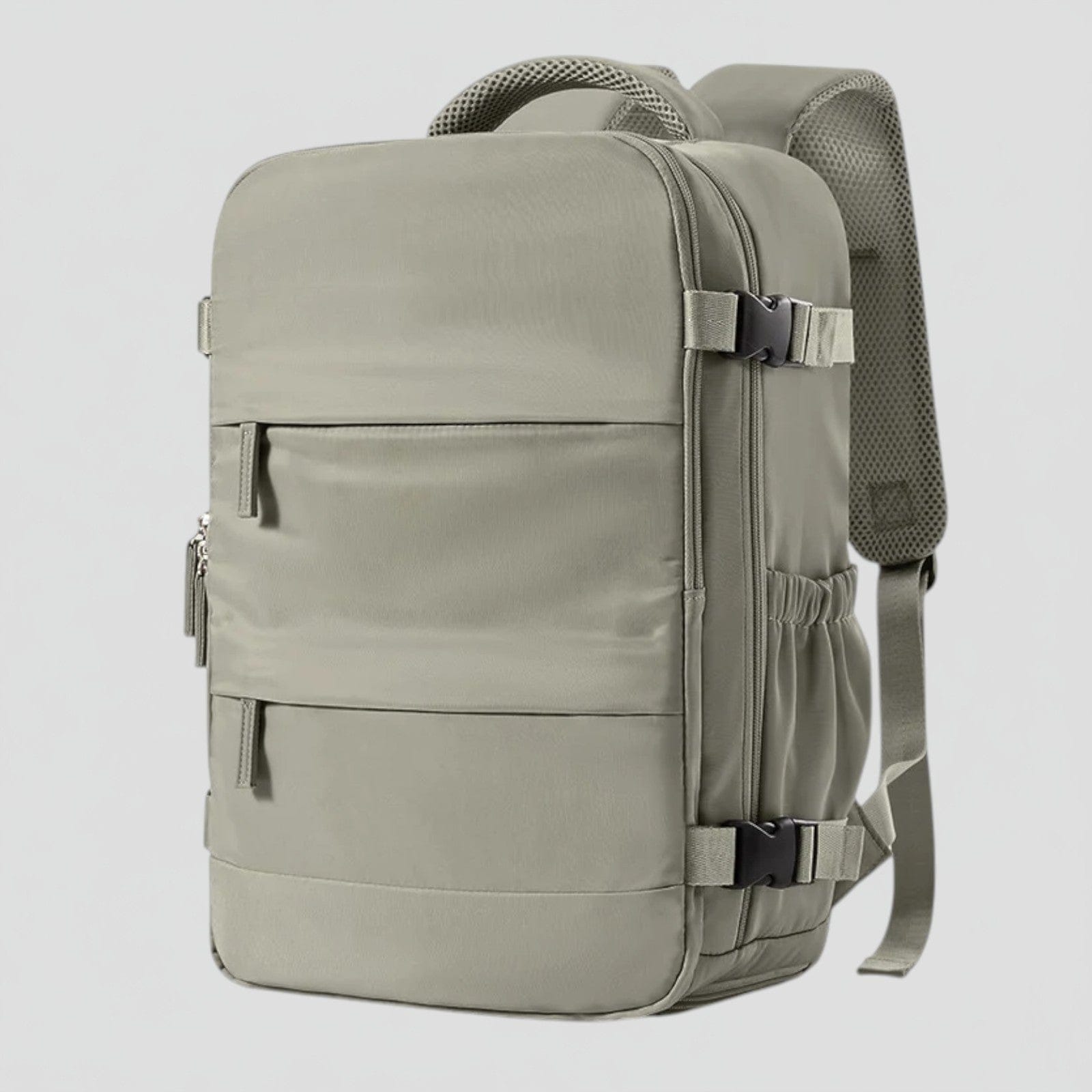 Gris clair Sac à dos ordinateur voyage 40x28x17cm - Bagage cabine multifonction