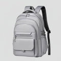 Gris Sac à Dos Ordinateur Femme Oxford Multi Compartiments 13-17 pouces