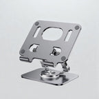 Gris Support Tablette Ajustable 360° Aluminium - Station de Travail Ergonomique