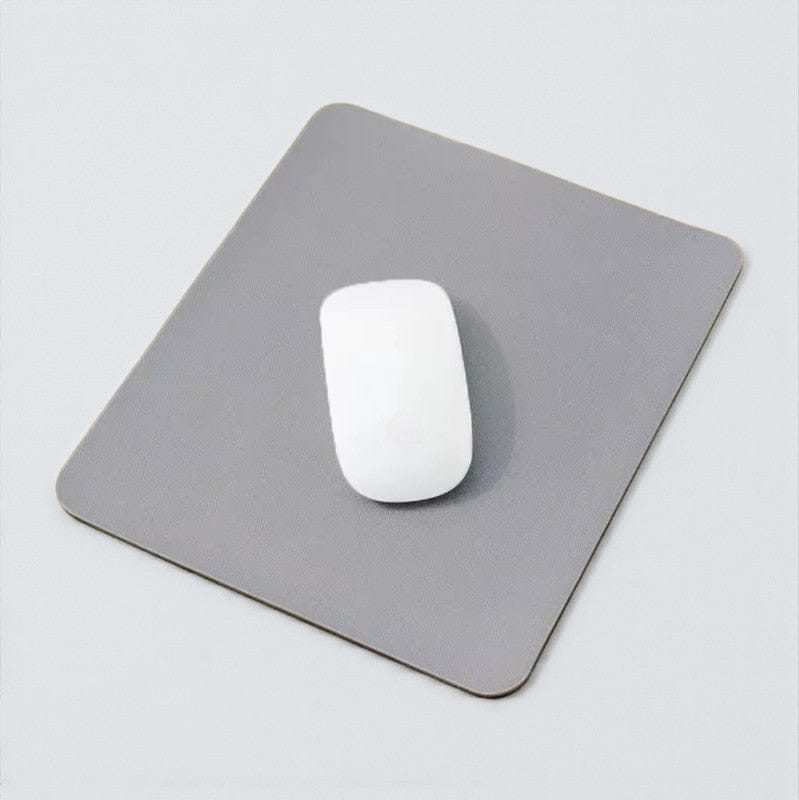 Gris Tapis de Souris Compact Polyuréthane - Surface Lisse Antidérapante