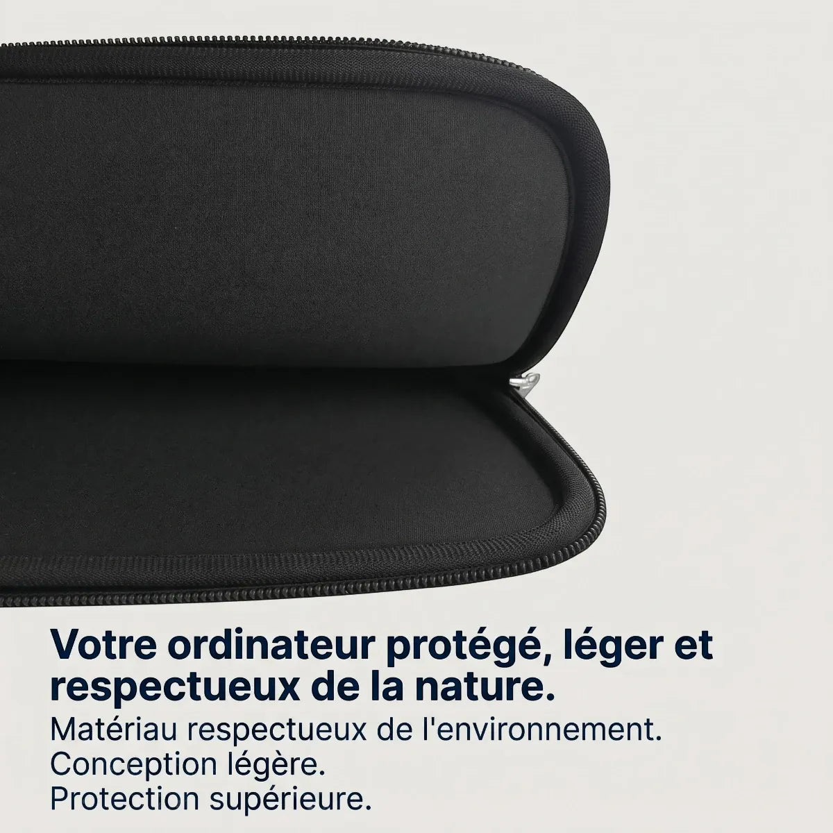 Intérieur écologique et léger de la housse ordinateur FlexSkin