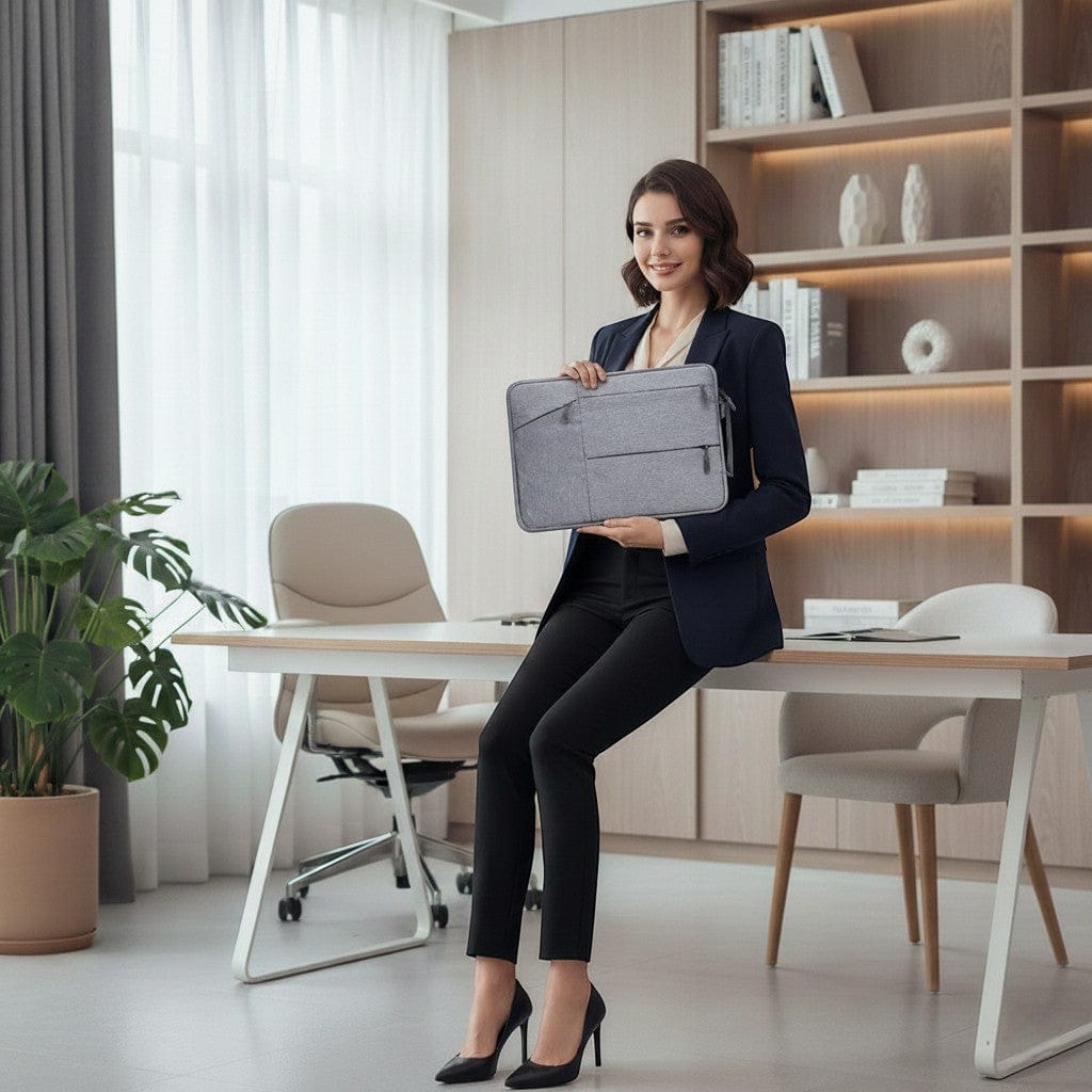 Housse Ordinateur Imperméable Multi-Compartiments 13-16 Pouces