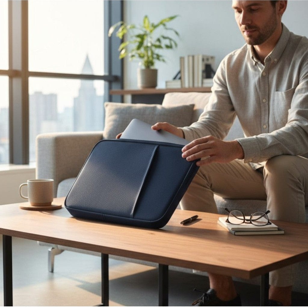 Housse Ordinateur Portable Imperméable avec Poignée de Transport - 13 à 16 pouces