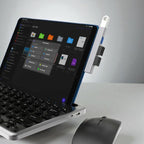 Hub USB 4-en-1 en Aluminium - Extension Clip pour PC Portable (USB & USB-C)