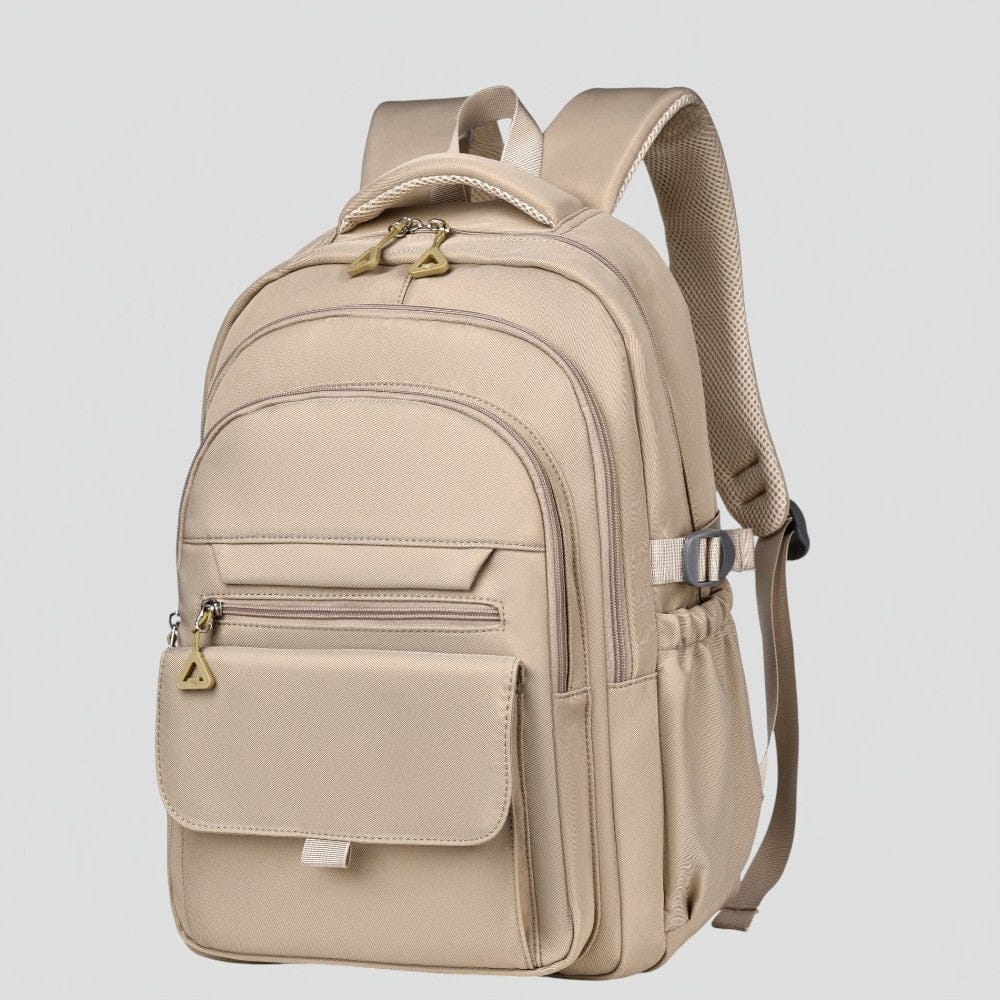 Khaki Sac à Dos Ordinateur Femme Oxford Multi Compartiments 13-17 pouces