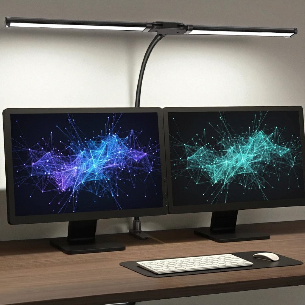 Lampe de Bureau LED Flexible à Bras Articulés - Éclairage Intelligent pour Station de Travail