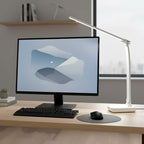 Lampe de Bureau LED Pliable à Gradation Continue - Protection Oculaire et Batterie Rechargeable