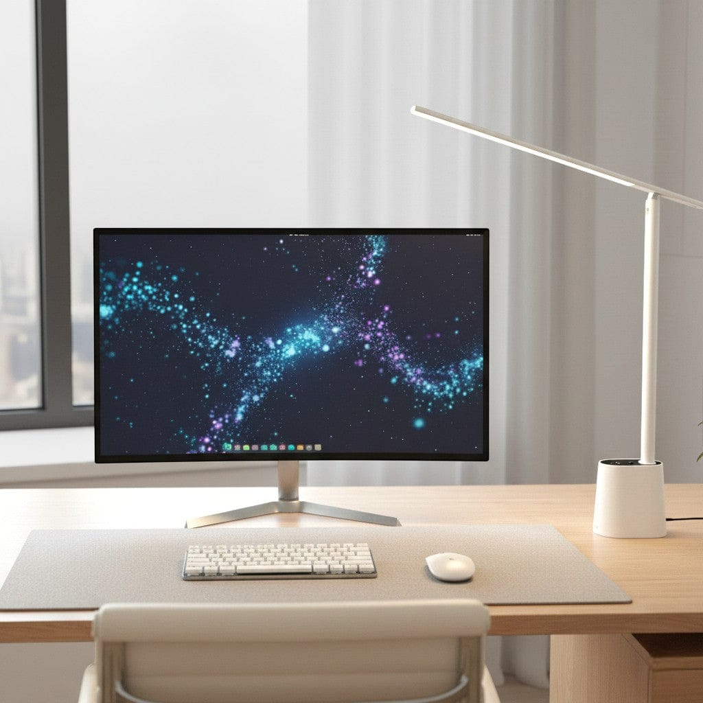 Lampe de Bureau LED Rechargeable avec Capteur Intelligent - Protection des Yeux et Éclairage Adaptatif