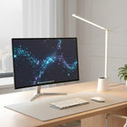 Lampe de Bureau LED Rechargeable avec Capteur Intelligent - Protection des Yeux et Éclairage Adaptatif