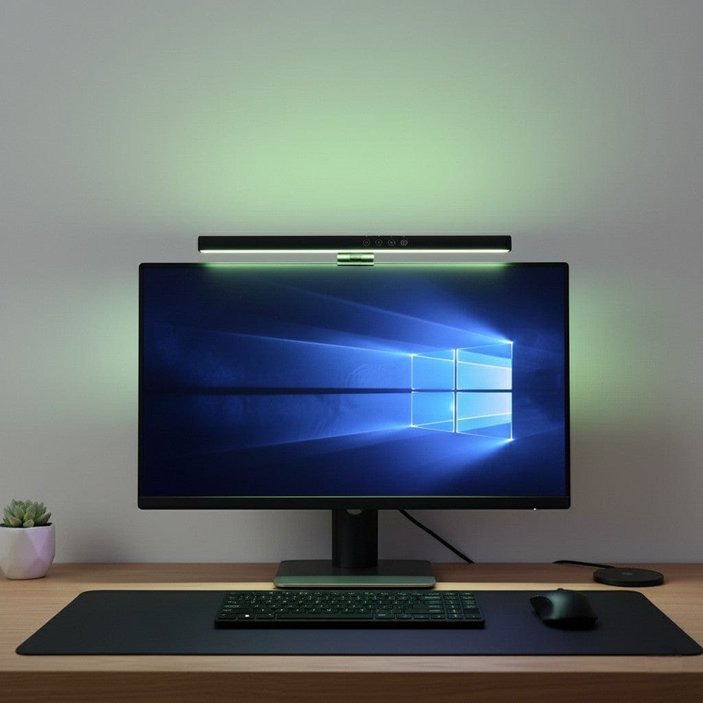 Lampe de Bureau LED Suspendue RGB pour Écran d'Ordinateur 40cm