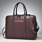 Marron Sacoche 0rdinateur Pour Homme - Style Business 13 À 16 Pouces