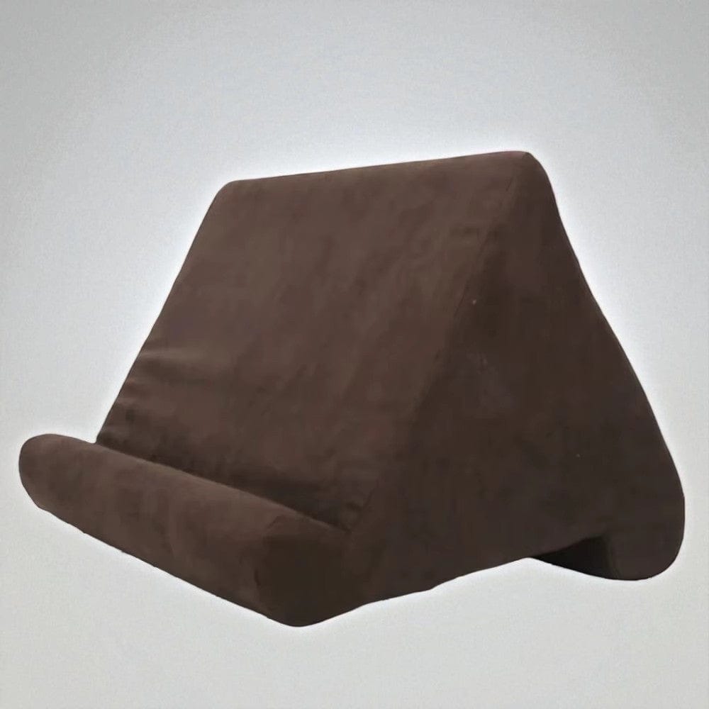 Marron Support Coussin Triangulaire pour Tablette - Station de Travail Ergonomique