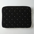 Noir / 15-16 pouces Housse Ordinateur Femme Matelassée À Pois 9 À 16 Pouces