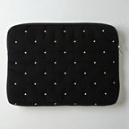 Noir / 15-16 pouces Housse Ordinateur Femme Matelassée À Pois 9 À 16 Pouces