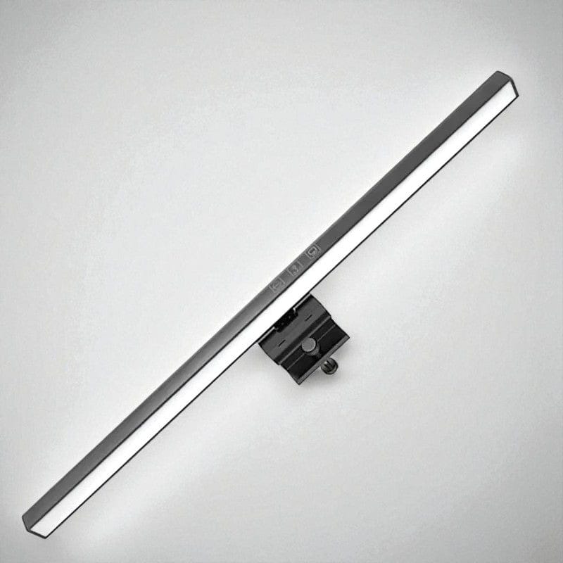 Noir - 50cm Lampe de Bureau LED à Fixation Écran - Éclairage Ergonomique Anti-Fatigue