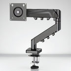 Noir Bras Écran PC Articulé Réglable 13 à 32 Pouces - Support Bureau Ajustable