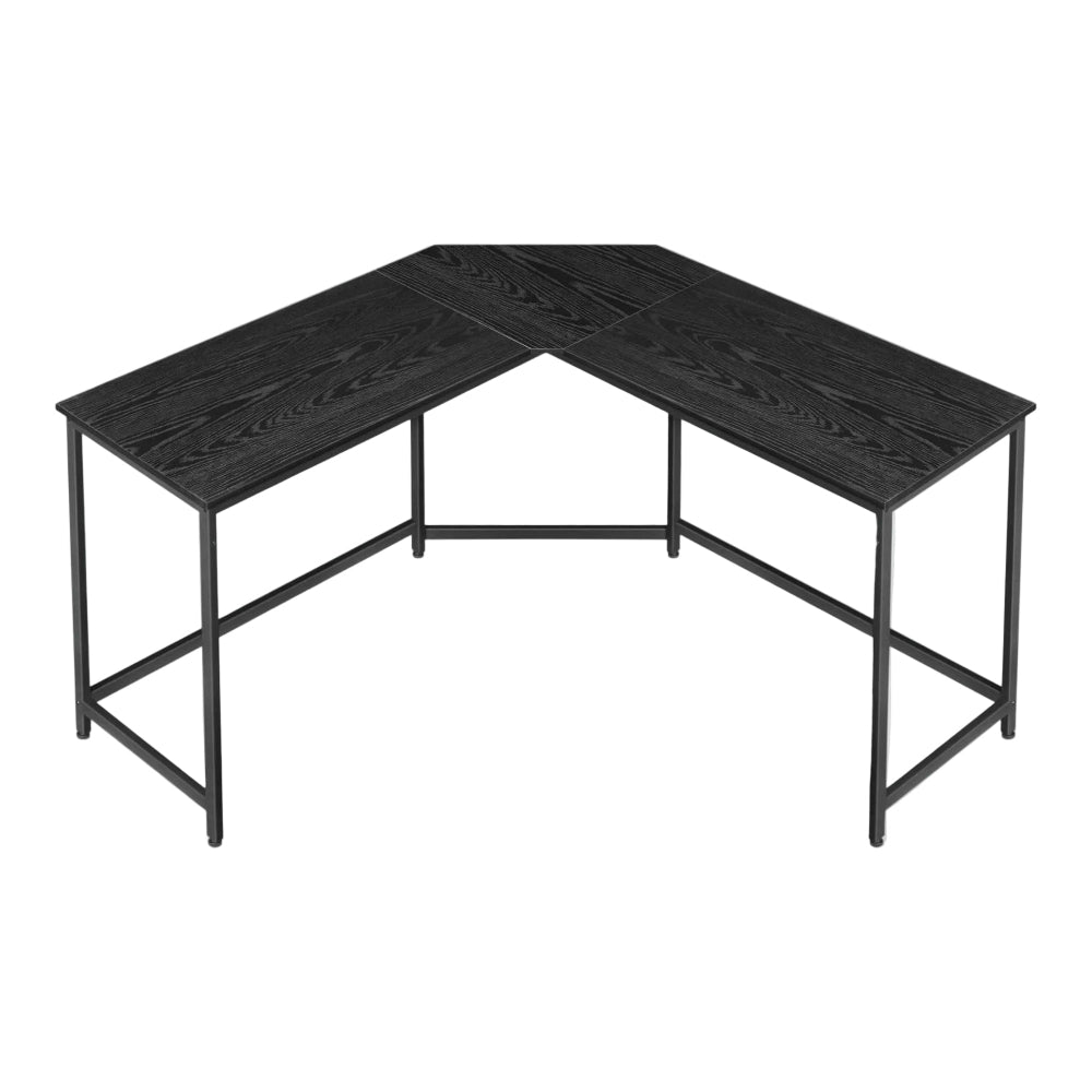 Noir Bureau d'Angle en L 149x149 cm - Station de Travail Gain d'Espace pour Home Office
