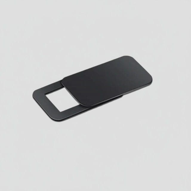 Noir Cache Webcam Coulissant Universel