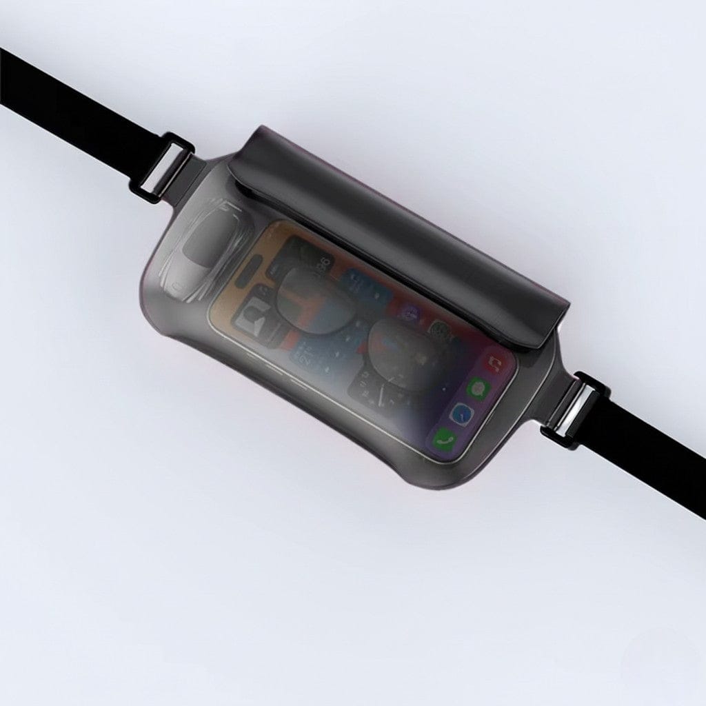 Noir Pochette Téléphone Étanche IPX8 - Protection Maximale pour Digital Nomads