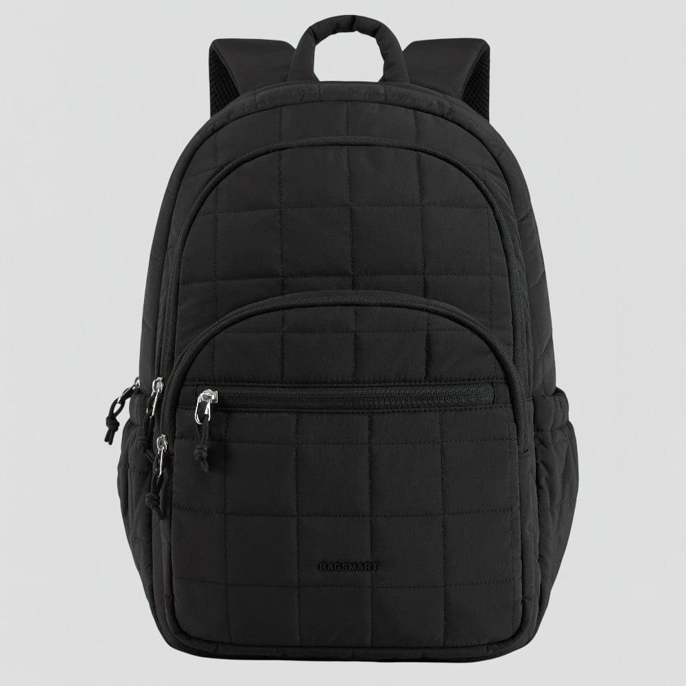 Noir Sac À Dos Ordinateur Femme Matelassé 15,6 Pouces