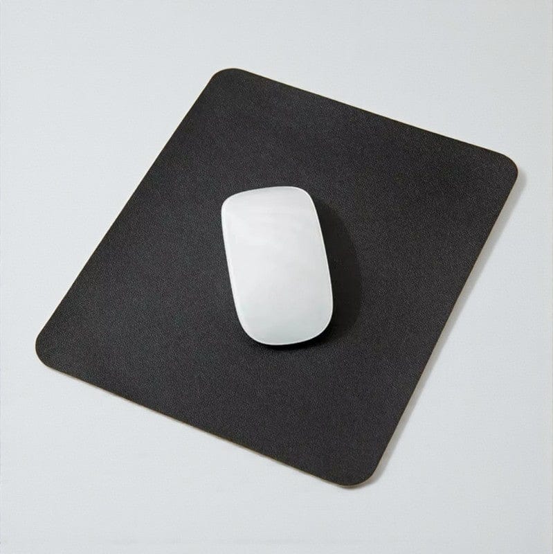 Noir Tapis de Souris Compact Polyuréthane - Surface Lisse Antidérapante