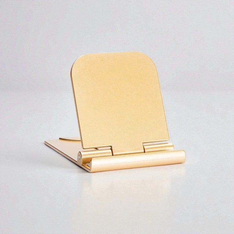 Or Support Téléphone Pliable & Ultra Léger – Design Minimaliste, Angle Réglable 0-90°