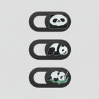Panda 1 Cache Webcam Ultra-Fin Motif Panda pour Ordinateurs et Smartphones