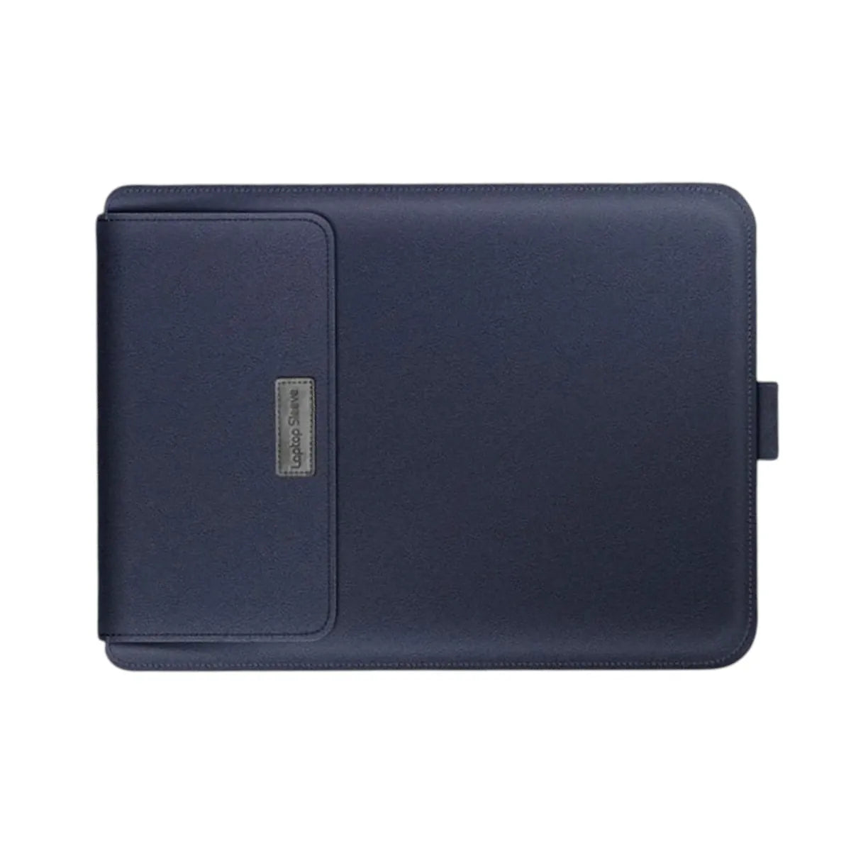 Pochette ordinateur Ergo Stand bleu marine vue de face à plat