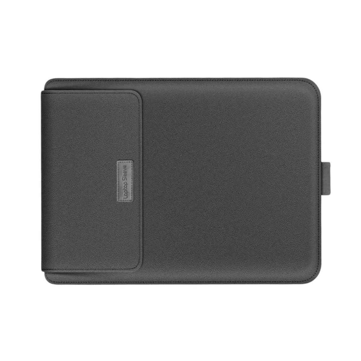 Pochette ordinateur Ergo Stand gris anthracite vue de face à plat