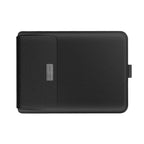 Pochette ordinateur Ergo Stand noir vue de face à plat