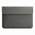 Pochette ordinateur ErgoSlim en gris foncé vue de face sur fond blanc