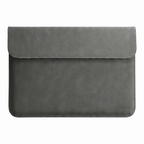 Pochette ordinateur ErgoSlim en gris foncé vue de face sur fond blanc