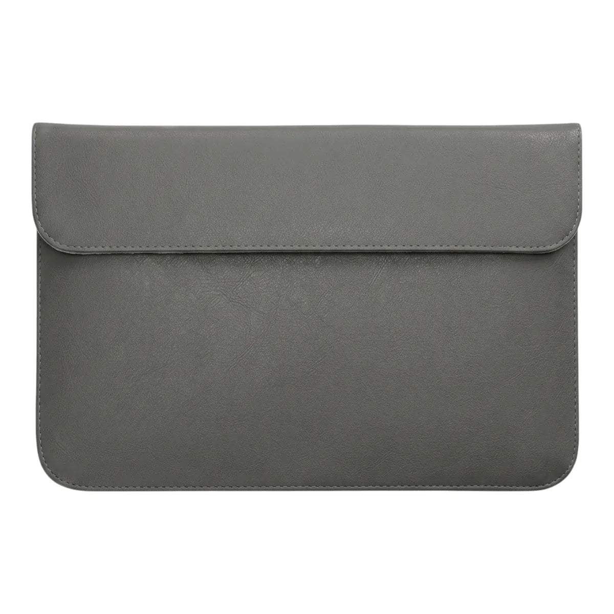 Pochette ordinateur Kallan couleur gris anthracite vue de face à plat