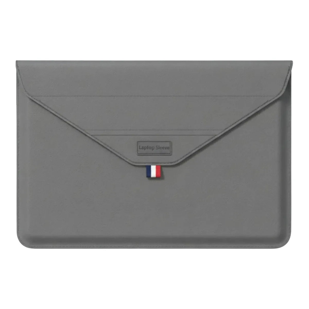 Pochette macbook Lift de couleur gris anthracite, protection fine vue de face.