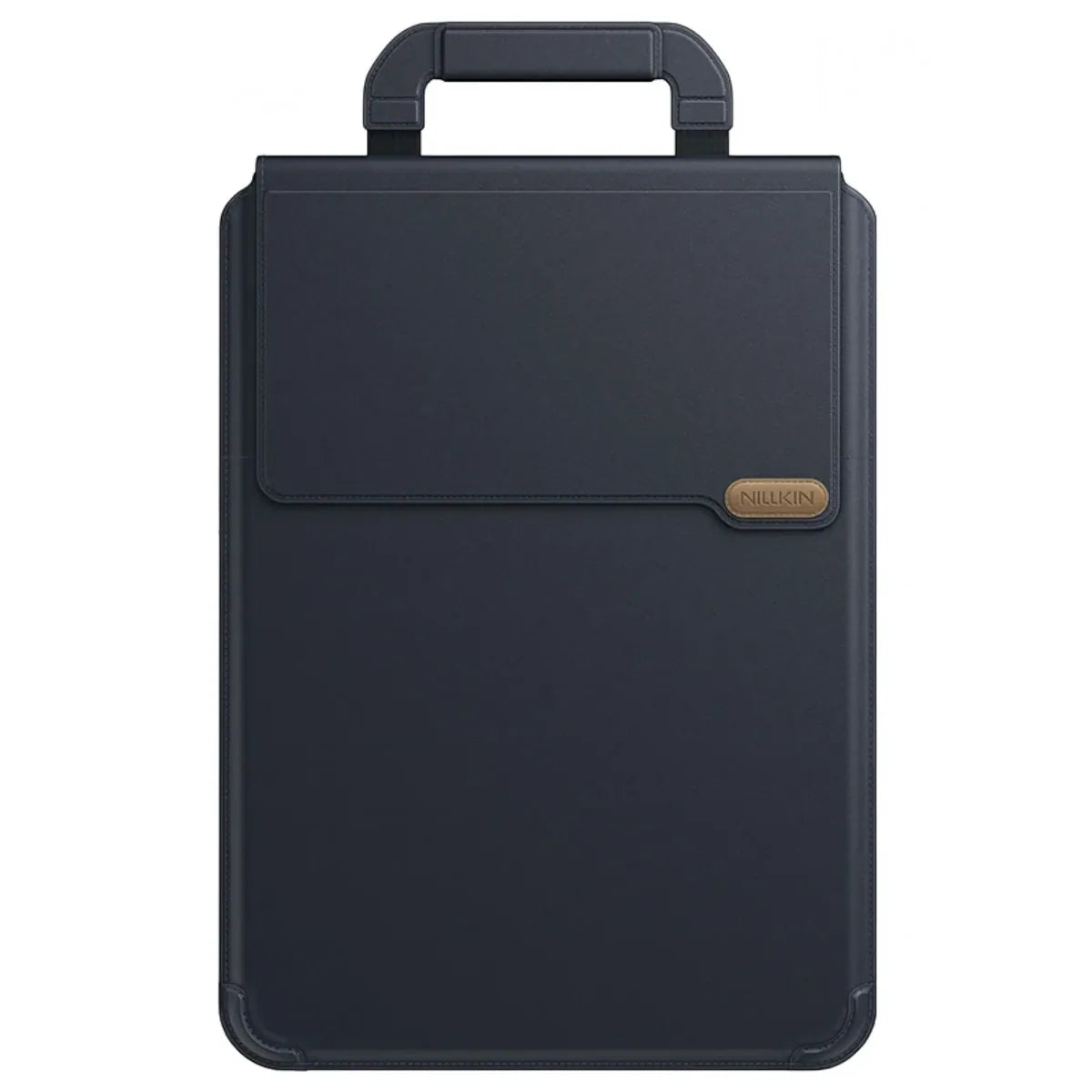 Pochette ordinateur MorphoDesk noir anthracite, bagage professionnel minimaliste et sac ordi élégant.