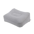 Repose-pieds ergonomique Aero Step gonflable et transportable en polymère Soft-Touch gris.