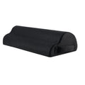 Repose-pieds ergonomique CloudBase en mousse ErgoFoam noire, design semi-cylindre actif pour l'amélioration de la posture et de la circulation au bureau.
