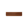 Repose poignet clavier SilvaAlign Pro en noyer massif véritable, format mini de 33 cm sur fond blanc pour une posture ergonomique à alignement neutre.