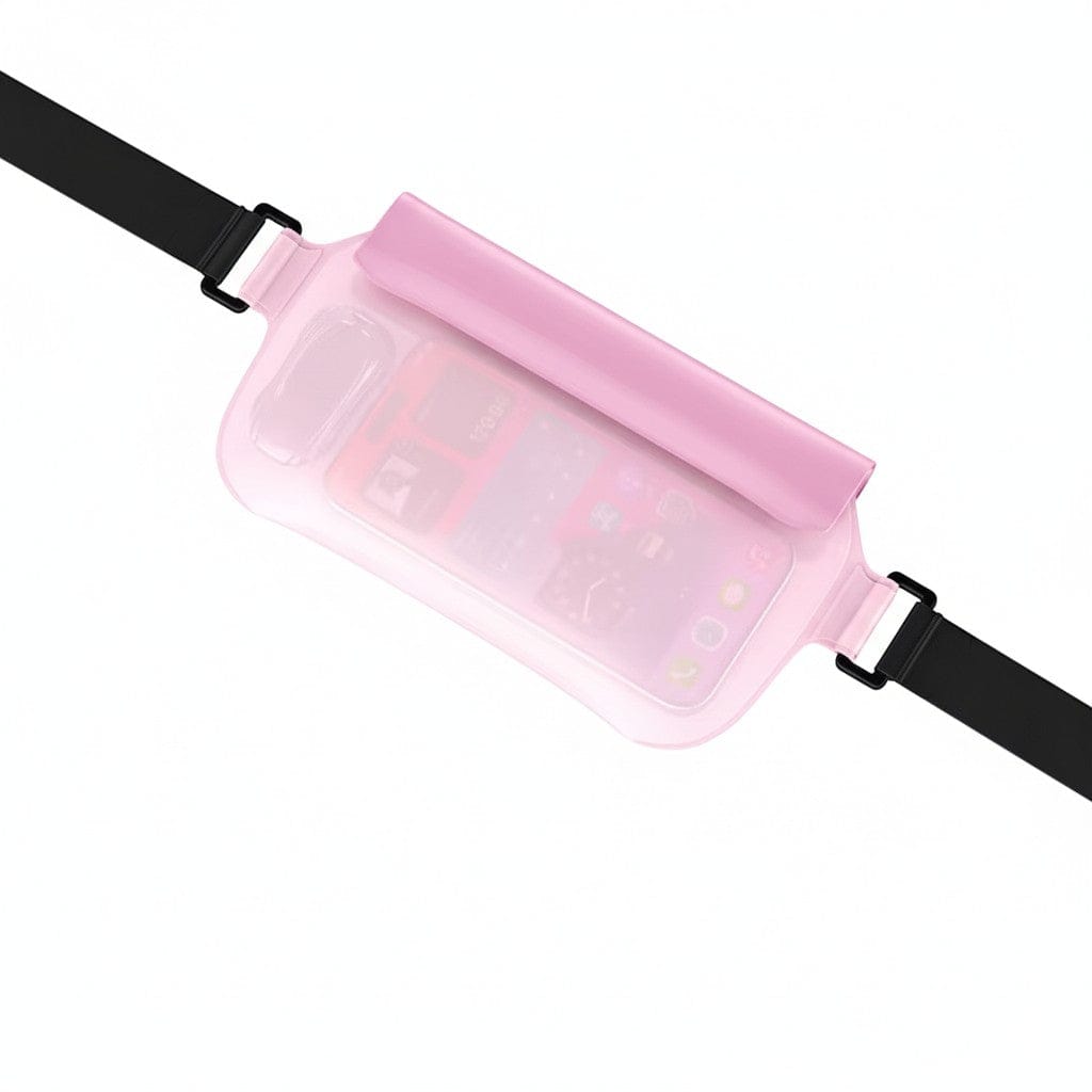 Rose Pochette Téléphone Étanche IPX8 - Protection Maximale pour Digital Nomads