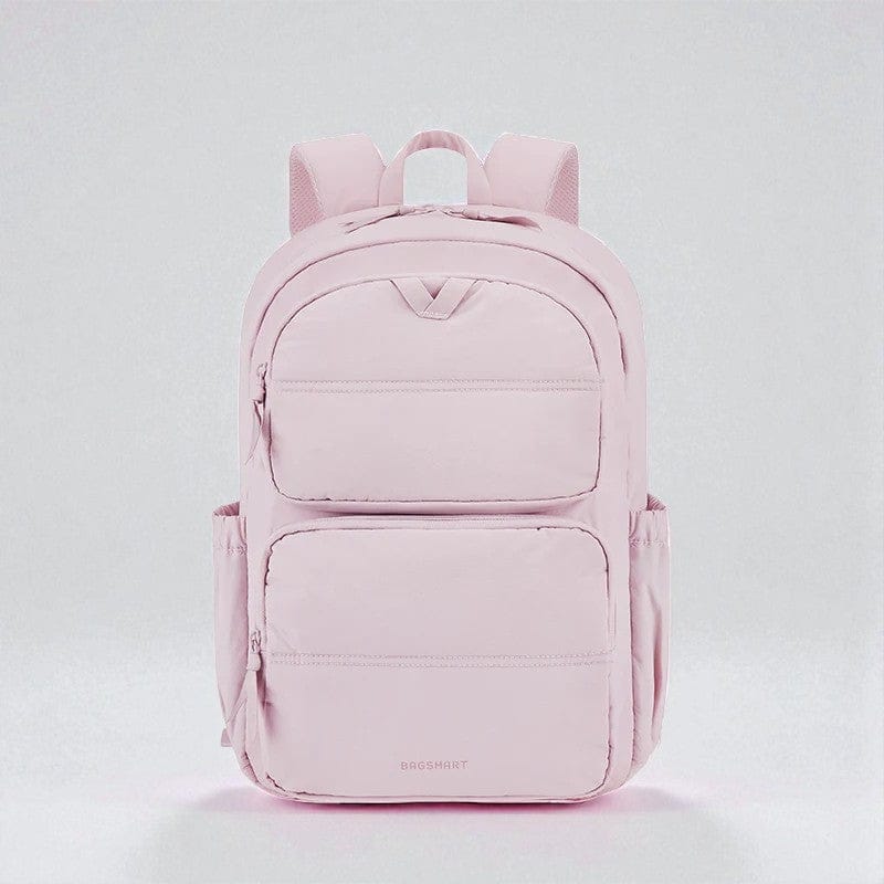 Rose Sac à Dos Ordinateur Femme Grande Capacité Style Décontracté