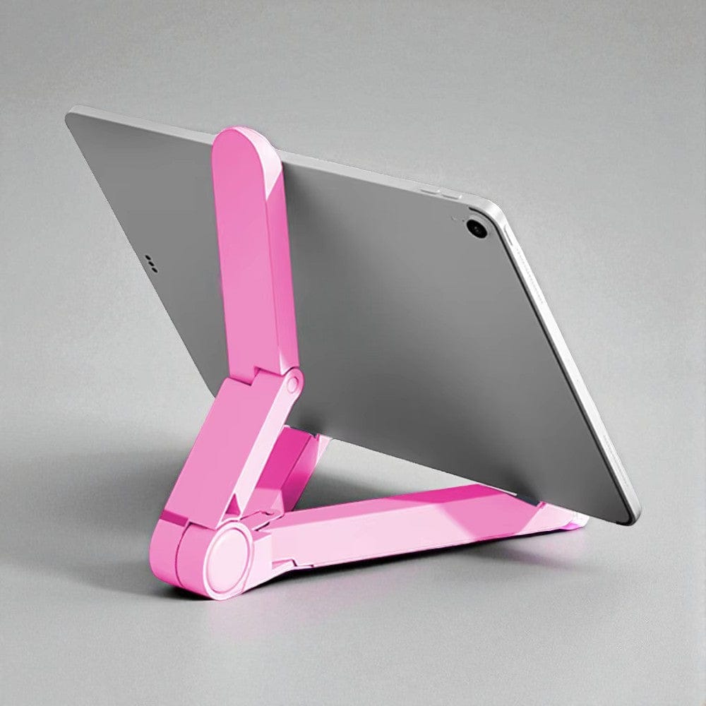 Rose Support pour Tablette Pliable Ajustable 4-11 Pouces - Station de Travail Ergonomique