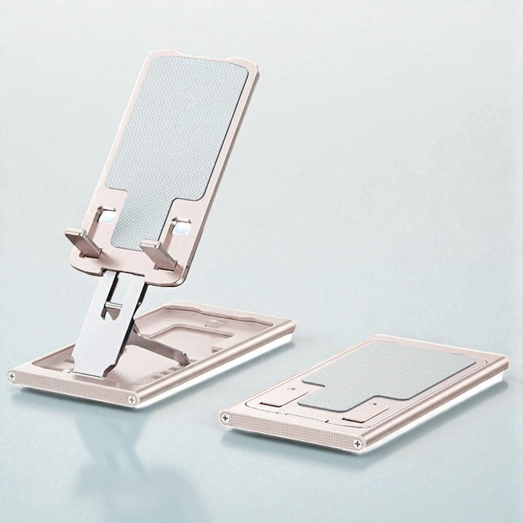 Rose Support Téléphone Pliable Ultra Fin | iPhone & Smartphone – Léger et Compact