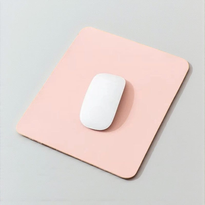 Rose Tapis de Souris Compact Polyuréthane - Surface Lisse Antidérapante