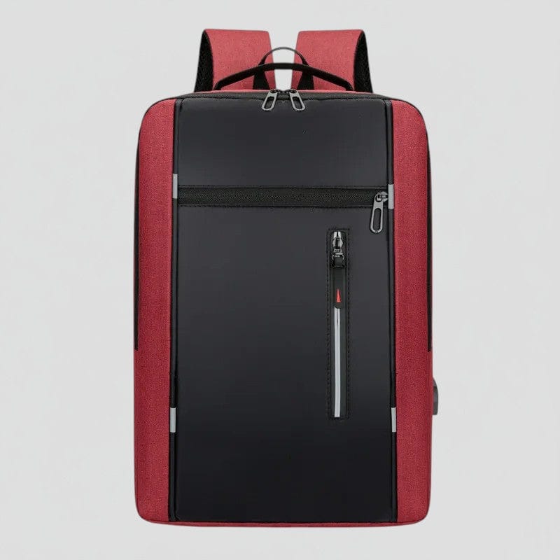Rouge Sac à Dos Ordinateur Profession Étanche 15.6 pouces